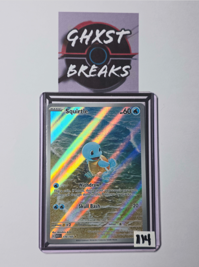 Squirtle 170/165 IR - Pokémon 151 Illustration Rare